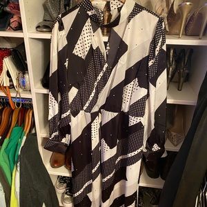 Polka Dot Key Hole Dress